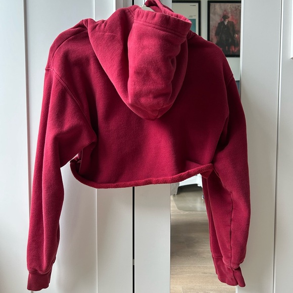 TNA cozy fleece perfect cropped hoodie - Picture 2 of 5